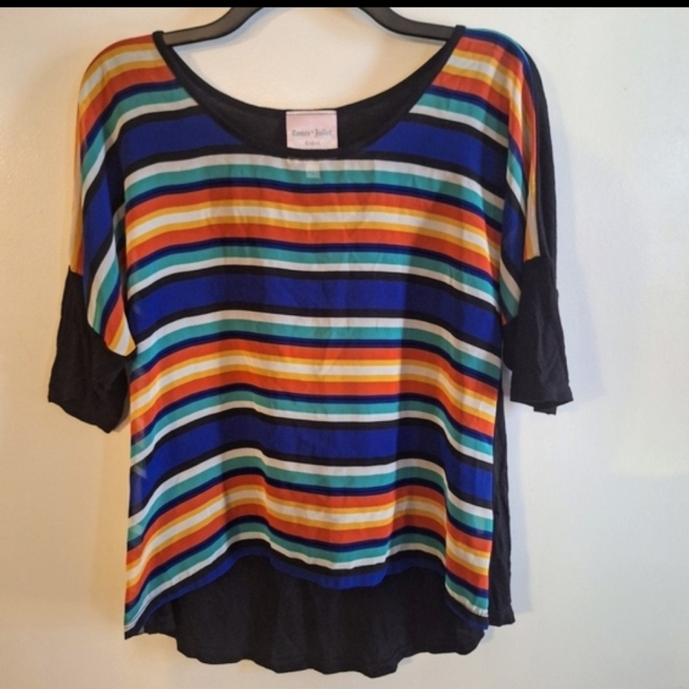 Romeo & Juliet Couture Striped Top